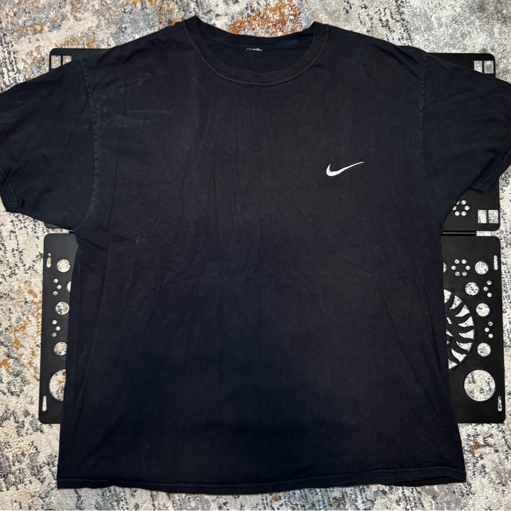 Vintage Black Nike Swoosh Tee